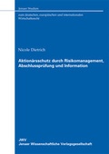 Abbildung von: Aktionärsschutz durch Risikomanagement, Abschlussprüfung und Information - Sellier European Law Publishers