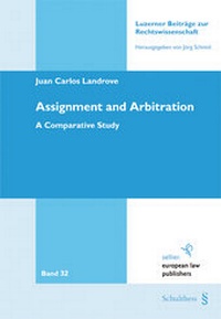 Abbildung von: Assignment and Arbitration - Sellier European Law Publishers