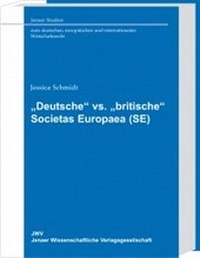 Abbildung von: "Deutsche" vs. "britische" Societas Europaea (SE) - Sellier European Law Publishers