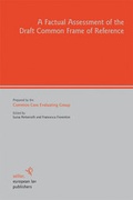 Cover: A Factual Assessment of the Draft Common Frame of Reference - Sellier European Law Publishers
