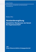 Abbildung von: Vorstandsvergütung - Sellier European Law Publishers