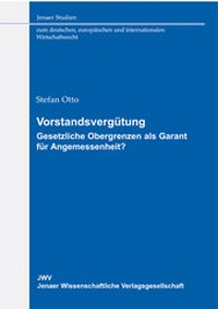 Abbildung von: Vorstandsvergütung - Sellier European Law Publishers