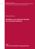 Abbildung von: Rechtliche und empirische Aspekte der Vorstandsvergütung - Sellier European Law Publishers