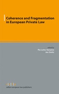 Bild: Coherence and Fragmentation in European Private Law - Sellier European Law Publishers