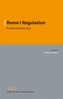Cover: Rome I Regulation - Sellier European Law Publishers