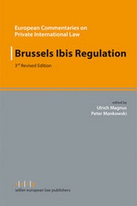 Abbildung von: Brussels Ibis Regulation - Sellier European Law Publishers