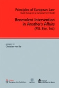 Cover: Benevolent Intervention in Another's Affairs - Sellier European Law Publishers