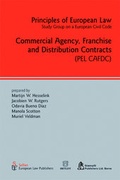 Cover: Commercial Agency, Franchise and Distribution Contracts - Sellier European Law Publishers