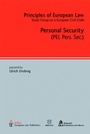 Cover: Personal Security - Sellier European Law Publishers