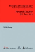 Cover: Personal Security - Sellier European Law Publishers