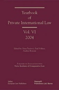 Cover: Yearbook of Private International Law - Sellier European Law Publishers
