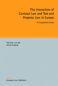 Cover: The Interaction of Contract Law and Tort and Property Law in Europe - Sellier European Law Publishers