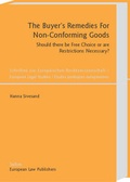 Cover: The Buyer's Remedies For Non-Conforming Goods - Sellier European Law Publishers