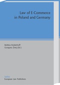 Cover: Law of E-Commerce in Poland and Germany - Sellier European Law Publishers