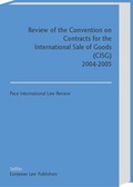 Cover: Review of the Convention on Contracts for the International Sale of Goods (CISG) - Sellier European Law Publishers