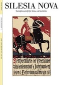 Cover: Silesia Nova. Zeitschrift f&uuml;r Kultur und Geschichte / Silesia Nova - Neisse Verlag