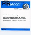 Cover: Magnetische Speichermedien der Zukunft:  Herstellung, Charakterisierung und Funktion - Fachverlag NW in Carl Ed. Sch&uuml;nemann KG