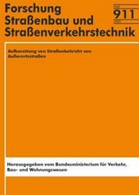 Abbildung von: Aufbereitung von Strassenkehricht von Ausserortsstrassen - Fachverlag NW in Carl Ed. Schünemann KG
