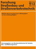 Cover: M&ouml;gliche Bremsverz&ouml;gerung in Abh&auml;ngigkeit von der Strassengriffigkeit - Fachverlag NW in Carl Ed. Sch&uuml;nemann KG