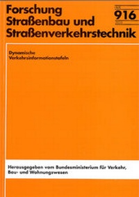 Abbildung von: Dynamische Verkehrsinformationstafeln - Fachverlag NW in Carl Ed. Schünemann KG