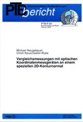 Cover: Vergleichsmessungen mit optischen Koordinatenmessger&auml;ten an einem speziellen 2D-Konturnormal - Fachverlag NW in Carl Ed. Sch&uuml;nemann KG