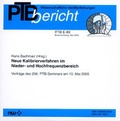 Cover: Neue Kalibrierverfahren im Nieder- und Hochfrequenzbereich - Fachverlag NW in Carl Ed. Sch&uuml;nemann KG