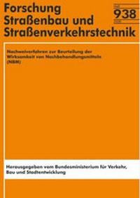 Abbildung von: Nachweisverfahren zur Beurteilung der Wirksamkeit von Nachbehandlungsmitteln (NBM) - Fachverlag NW in Carl Ed. Schünemann KG