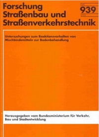Abbildung von: Untersuchungen zum Reaktionsverhalten von Mischbindemitteln zur Bodenbehandlung - Fachverlag NW in Carl Ed. Schünemann KG