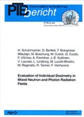 Cover: Evaluation of Individual Dosimetry in Mixed Neutron and Photon Radiation Fields - Fachverlag NW in Carl Ed. Sch&uuml;nemann KG