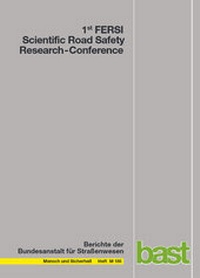 Enlarge image Cover: 1st FERSI Scientific Road Safety Research - Conference - Fachverlag NW in Carl Ed. Schünemann KG