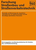 Cover: Kontrolle und Bewertung der r&auml;umlichen Linienf&uuml;hrung von Au&szlig;erortsstra&szlig;en auf der Grundlage quantitativer Parameter - Fachverlag NW in Carl Ed. Sch&uuml;nemann KG