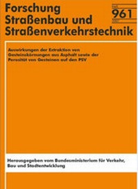Abbildung von: Auswirkungen der Extraktion von Gesteinskörnungen aus Asphalt sowie der Porosität von Gesteinen auf den PSV - Fachverlag NW in Carl Ed. Schünemann KG