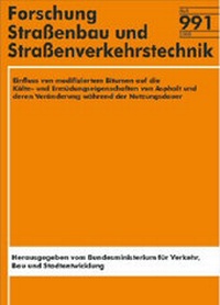 Abbildung von: Einfluss von moderfizierten Bitumen auf die Kälte- und Ermüdungseigenschaften von Asphalt und deren Veränderung während der Nutzungsdauer - Fachverlag NW in Carl Ed. Schünemann KG