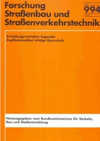 Abbildung von: Ermüdungsverhalten liegender Kopfbolzendübel infolge Querschub - Fachverlag NW in Carl Ed. Schünemann KG