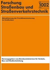 Abbildung von: Aktualisierung der Frostdimensionierung im Straßenbau - Fachverlag NW in Carl Ed. Schünemann KG