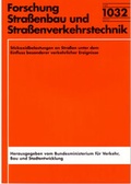 Cover: Stickoxidbelastungen an Stra&szlig;en unter dem Einfluss besonderer verkehrlicher Ereignisse - Fachverlag NW in Carl Ed. Sch&uuml;nemann KG