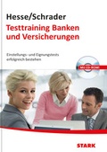 Cover: STARK Hesse/Schrader: Testtraining Banken und Versicherungen - Stark Verlag GmbH