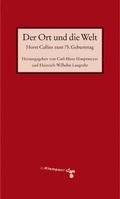 Cover: Der Ort und die Welt - zu Klampen Verlag