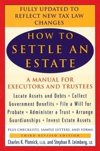 Enlarge image Cover: How to Settle an Estate - Plume