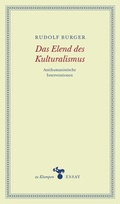 Cover: Das Elend des Kulturalismus - zu Klampen Verlag