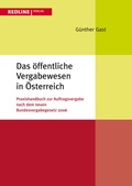 Cover: Das &ouml;ffentliche Vergabewesen in &Ouml;sterreich - REDLINE