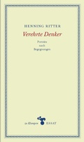 Cover: Verehrte Denker - zu Klampen Verlag