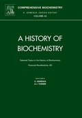 Cover: Selected Topics in the History of Biochemistry: Volume 43 - Elsevier