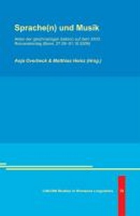 Enlarge image Cover: Sprache(n) und Musik - LINCOM GmbH