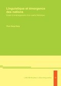 Cover: Linguistique et &eacute;mergence des nations - LINCOM GmbH