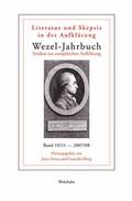 Cover: Literatur und Skepsis in der Aufkl&auml;rung - Wehrhahn Verlag