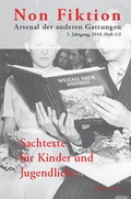 Cover: Sachtexte f&uuml;r Kinder und Jugendliche - Wehrhahn Verlag