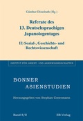 Cover: Referate des 13. Deutschsprachigen Japanologentages - EB-Verlag