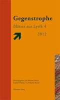 Cover: Gegenstrophe - Wehrhahn Verlag