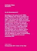 Cover: As He Remembered It - Revolver Publishing